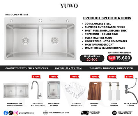 kitchen sink brands philippines|YUWO Philippines .